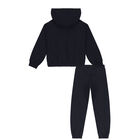 Girls Navy Blue Tracksuit, 1, hi-res